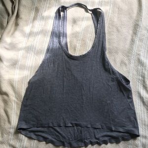 Lululemon cropped workout tank